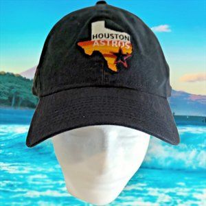 New Era Houston Astros 59fifty Cap Navy Blue Texas Map Sunrise Logo Adjustable